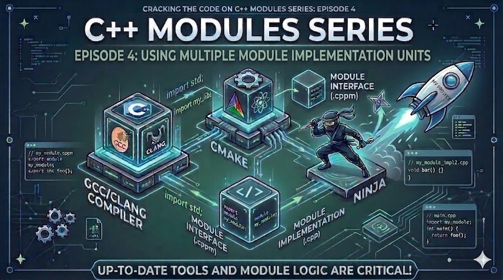 Modules Series: Episode 4: Using “multiple” module implementation units